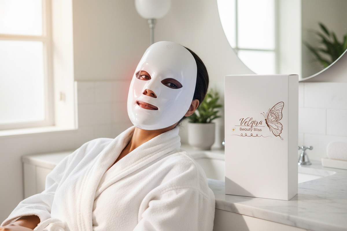 Velqira Beauty Bliss — The LumiGlow LED Mask